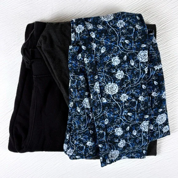 Loungewear Pant Bundle - Black, Gray and Blue Women’s size Large - Picture 3 of 7